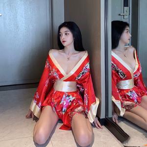 Conjunto de Lencería Sexy Estilo Kimono Japonés 2026 para Adolescentes y Mujeres Maduras, con Obi y Braguita - Product Image 3