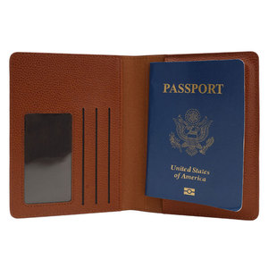 Porte-passeport de voyage en cuir véritable Crazy Horse, housse de protection multifonctionnelle pour porte-cartes d'embarquement - Product Image 4