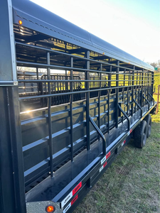 Cheap Affordable Cow <b>Transport</b> Trailer for Sale Ready to Ship Farm Equipment Supplier - Product Image 2