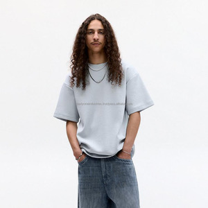 Vêtements pour hommes 100% coton T-shirt blanc Heavyweight Hot Designer T-shirt pour hommes Tee Tops - Product Image 6