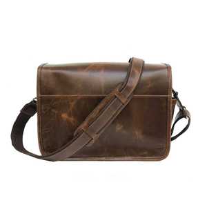 Bolso para cámara de fotografía DSLR de cuero de grano Fl genuino indio Bapa Vintage características impermeables para viajes al aire libre - Product Image 2