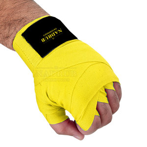 Impresión de logotipo personalizado venta al por mayor de envolturas de mano de gimnasio para levantamiento de pesas Powerlifting boxeo envolturas de mano - Product Image 6