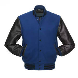 Chaquetas de Béisbol Universitarias Unisex con Logotipo Personalizado Bordado, Chaqueta Varsity a Precio de Mayoreo con Logotipo Personalizado - Product Image 1