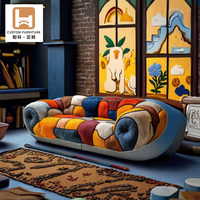 Großhandel Luxus Weiß Nordic Modern Modular Velvet Schnitts ofa Set Schwamm Gebogenes Design für Home Hotel Apartment Villa