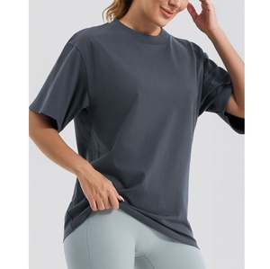 Prix de gros OEM Service T-shirt Logo personnalisé étiquettes 180 grammes T-shirt Vintage blanc T-shirt femmes fournisseur de BD - Product Image 3