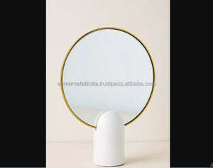 Beauté extérieure Mini petit sac personnel Led maquillage poche miroir cosmétique pour embellir les mains Portable voyage argent OEM boîte - Product Image 3