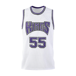 Camisetas de baloncesto de sarga de aparejos de malla de secado rápido personalizadas OEM, camisetas reversibles al por mayor, logotipo, nombre y número bordados personalizados - Product Image 1