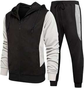 Survêtements d'hiver pour hommes grandes tailles à prix réduit, en tissu molletonné 100% coton, services OEM/ODM personnalisés - Product Image 4