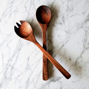 Utensilios para Ensalada de 11 Pulgadas con Recubrimiento de Resina Ecológica, Aptos para Lavavajillas, Hechos en India, Gran Venta - Product Image 2