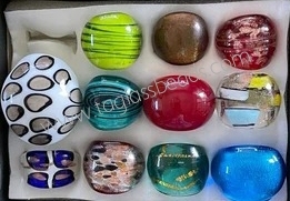 Mint Green - Blue <b>Glass</b> Millefiori Ring <b>Glass</b> <b>Murano</b> Ring Lamp Work Ring Fashion Jewellery <b>Glass</b> for Women for Wholesale - Product Image 6