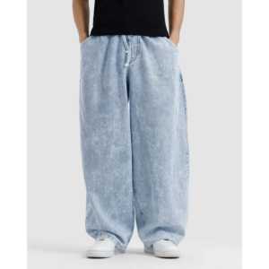 กางเกงยีนส์ทรงสเก็ตเตอร์ขาบานสไตล์เรียบง่าย - Product Image 4