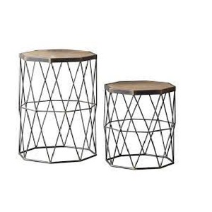 Table console avec cadre en bois et métal pour le salon ou la chambre à coucher Tables basses pour les meubles de couloir d'entrée - Product Image 6