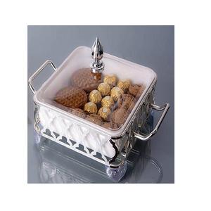 Caja de dulces acrílica hecha a mano con tapa de mármol, servidor de dulces de tamaño y forma personalizado para uso en fiestas de bodas - Product Image 5