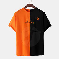 T-shirt d'été pour homme en coton et fibre de bambou, col rond, manches courtes, séchage rapide, haute qualité, taille adulte