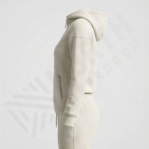 Conjunto Deportivo de Dos Piezas para Mujer, Invierno 2025, Lona Sólida, Formal, Deportivo, Estilo Urbano, Chándal de Alta Calidad para Correr - Product Image 3