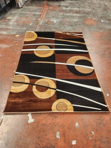 Alfombra Turca de Poliéster Afelpada Adiva, Tejida a Máquina con Diseño Jacquard, de Pelo Alto, Acolchada, Reversible, Lavable, Antideslizante y Resistente a las Manchas - Product Image 3