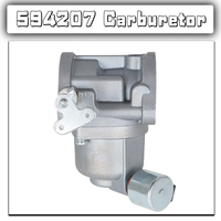 Nouveau carburateur en alliage d'aluminium 594207 avec joints, compatible avec les modèles de moteur Intek Briggs Stratton B&S 40N777 40N877 pour tondeuse à gazon
