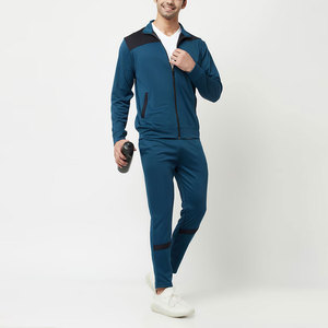 2025 hiver tendance fermeture éclair hommes coton survêtements tailles confortables motif solide imprimé Logo écologique grande taille ensembles - Product Image 6