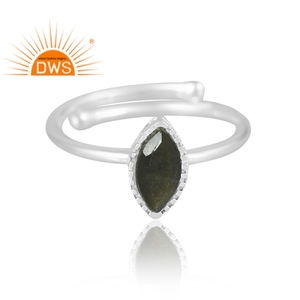 Best Selling 925 Sterling Silver Natural Gold Sheen <b>Obsidian</b> Gemstone Ring Custom <b>Jewelry</b> For Women Gift For Her - Product Image 3