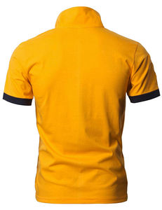 เสื้อยืดโปโลผู้ชายโพลีเอสเตอร์100% คุณภาพสูงเสื้อโปโลแห้งเร็วระบายอากาศได้ดี - Product Image 6