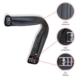 Circunferencia del vientre del caballo más vendido en neopreno indio Color negro marrón para uso ecuestre al por mayor - Product Image 4