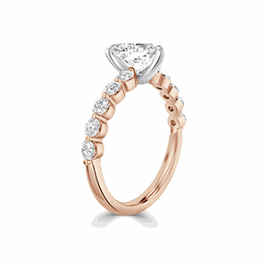 Bague de fiançailles en diamant en forme de cœur pour femmes - Product Image 3