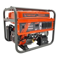 Générateur à essence à châssis ouvert YM13000E 10 kW 220 V Monophasé Unité d'alimentation portable
