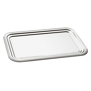 Elegante bandeja de metal hecha a mano para decoración del hogar o técnica de esmalte de color para servir aperitivos - Product Image 1