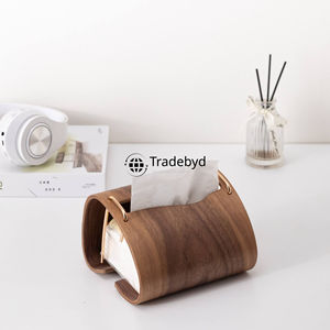 กล่องใส่กระดาษทิชชูไม้ทำมือระดับพรีเมียม ลายดอกไม้สลัก ดีไซน์หลากหลายรูปทรง-มีสไตล์สำหรับใช้ในบ้านทุกวัน - Product Image 4