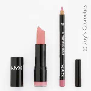 Nyx Professional แต่งหน้าลิปสติกทรงกลม #นมสตรอเบอร์รี่ 4 Gr