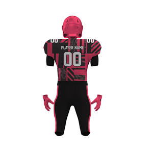 Conjuntos de uniformes de fútbol americano de 12 paneles Uniformes de ropa de equipo de fútbol americano deportivos impresos personalizados - Product Image 6