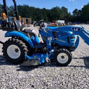 Tondeuse à gazon autoportée LS 2024 avec moteur électrique 27HP 4 temps, mini tracteur tondeuse, chargeur frontal, pelle arrière - Matériel forestier - Product Image 2