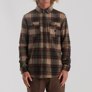 เสื้อเชิ้ตผ้าสักหลาดลายสก็อตแขนยาวของผู้ชายเสื้อผ้าสักหลาดผ้าฝ้าย100% ออกแบบโลโก้ได้ตามต้องการ - Product Image 6