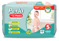 Meilleur prix PERLA, tissu non tissé imprimé de haute qualité, surface sèche, protection contre les fuites, fabriqué en Turquie, unisexe, pack double, jetable pour nouveau-nés