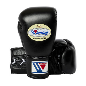 Gants de boxe de qualité supérieure, design OEM à lacets, réglables, pour l'entraînement sportif de combat, par AMAZING INDUSTRIES - Product Image 1