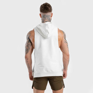 Entrenamientos de gimnasio de alto rendimiento Entrenamiento al aire libre Correr Deportes Compresión Tank Top Sudadera con capucha - Product Image 2
