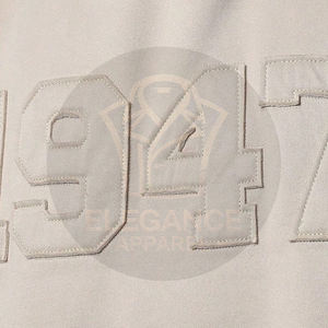 เสื้อมีฮู้ดแบบสวมหัวสำหรับผู้ชายทรงโอเวอร์ไซส์ดีไซน์คลาสสิกงานผ้าปะติดเข้ารูปใส่สบายๆสไตล์นักศึกษาฤดูใบไม้ร่วงฤดูหนาว - Product Image 6