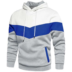 Pakistan Made <b>Trendy</b> Color Contrast <b>Hoodies</b> for Men Winter Pullover <b>Hoodies</b> Screen Printing Wholesale Fabric Supply Low Price - Product Image 1