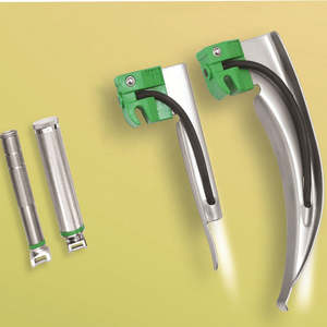 Different Size Stainless Steel Manual Fiber <b>Optic</b> Anesthesia Laryngoscope Set with Reusable Blades for Infant Child Intubation - Product Image 2