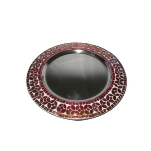 Cena fiesta Mesa decoración vajilla cargador placa comida servidor cargador placa mosaico borde decorativo cargador placa - Product Image 4