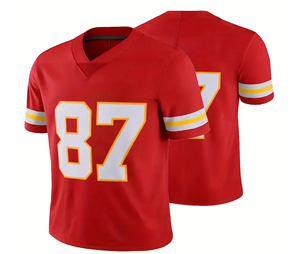 Vente en gros uniforme de football rugby de l'équipe marine vêtements de football américain en polyester pour hommes ensemble de sublimation cousu personnalisé - Product Image 5