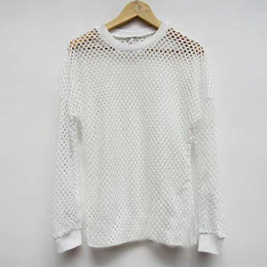 T Shirt Unisexe Micromesh Poly Blend Oversize T-shirt à manches longues Custom Mesh Double Layers Digital Print Jersey Shirt for Men - Product Image 1