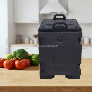 Boîtes isothermes pour aliments de 80 L, transporteurs de nourriture robustes, idéales pour transporter des aliments chauds, froids et à température ambiante - Product Image 3