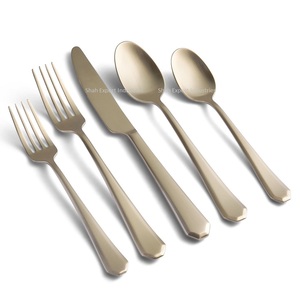 Royal Look Silver Polished Stainless Steel Cutlery <b>Set</b> with Unique Handle for Home & Hotels Dinnerware <b>Flatware</b> <b>Set</b> - Product Image 5
