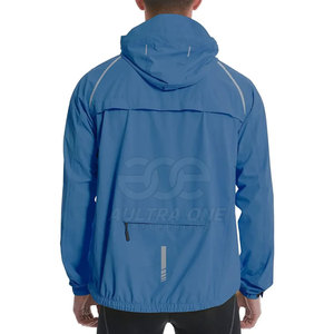 Stylish Hooded <b>Thin</b> <b>Men</b> Windbreaker <b>Jacket</b> Waterproof Fabric Lightweight Breathable for Casual Wear Travel Outdoor Daily - Product Image 2