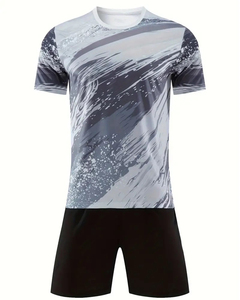 Kit de uniforme de fútbol de corte automatizado, juego de camiseta de fútbol con calcetines para entusiastas del deporte - Product Image 5