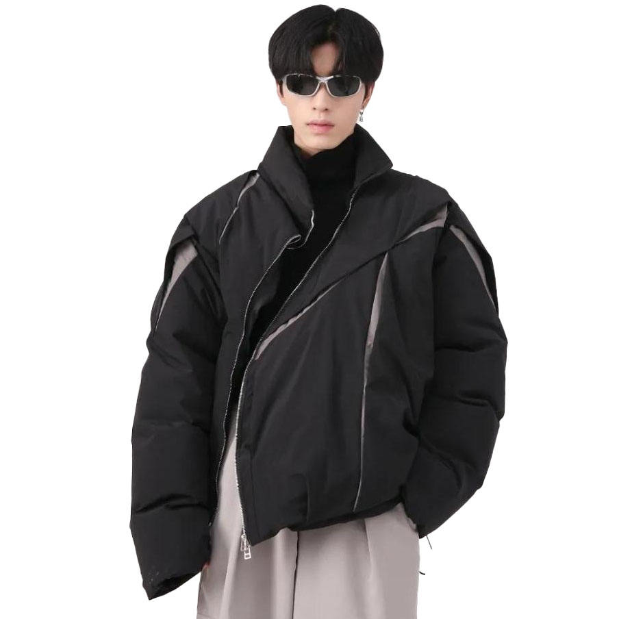 ENFOLD 2024SS ASYMMETRY-JAKET ネイビー　38 ENFOLD 2024SS ASYMMETRY-JAKET ネイビー38