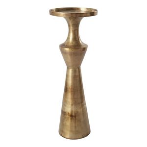 Bougeoir moderne en métal géométrique or rose avec cheminée en verre pour centre de table de mariage et décoration de maison de luxe - Product Image 6