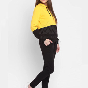 Algodón Poliéster Venta al por mayor Mujeres Chándales Secado rápido Chándales Manga larga Mujeres Chándales - Product Image 4