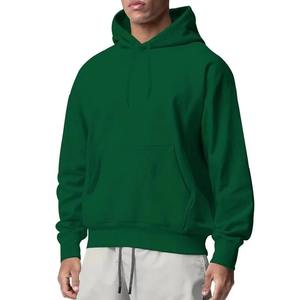 Haute qualité pour les sweats à capuche pour hommes hiver sweat à capuche décontracté sweats à capuche de couleur unie surdimensionné noir sweat pour homme - Product Image 2